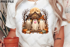 Preppy Halloween Ghost PNG Product Image 2