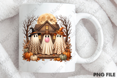 Preppy Halloween Ghost PNG Product Image 4