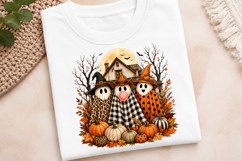 Preppy Halloween Ghost PNG Product Image 4