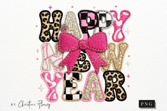 Patches Happy New Year PNG Faux Latch Hook Product Image 4