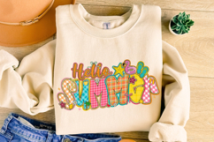 Hello Summer PNG, Preppy Summer PNG, Summer Vibes, Beach PNG Product Image 3
