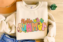 Hello Summer PNG, Preppy Summer PNG, Summer Vibes, Beach PNG Product Image 3