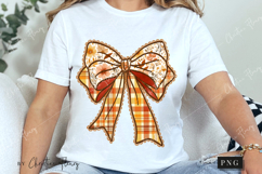 Preppy Lace Coquette Bow PNG, Fall PNG Product Image 3
