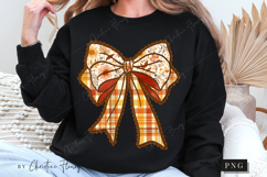 Preppy Lace Coquette Bow PNG, Fall PNG Product Image 6