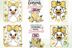 Preppy Lemon Summer Vibes PNG Product Image 5