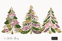 Preppy Christmas Tree Clipart | Christmas PNG Product Image 1