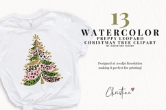 Preppy Christmas Tree Clipart Bundle Product Image 2