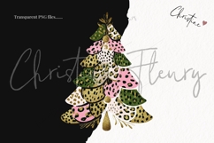 Preppy Christmas Tree Clipart Bundle Product Image 3