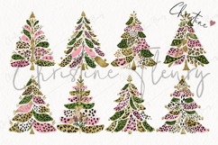 Preppy Christmas Tree Clipart Bundle Product Image 4