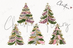 Preppy Christmas Tree Clipart Bundle Product Image 5