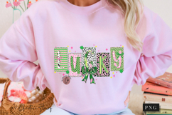 Preppy Coquette Lucky PNG | St Patrick's Day Png Product Image 11