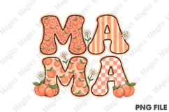 Preppy Mama Summer Peach Png Product Image 1