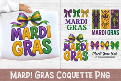 Preppy Mardi Gras Png, Mardi Gras Coquette Png Product Image 1