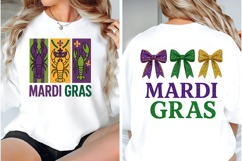 Preppy Mardi Gras Png, Mardi Gras Coquette Png Product Image 2