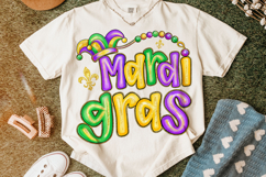 Preppy Mardi Gras PNG, Fleur De Lis PNG, King Cake PNG Product Image 5