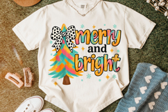 Merry And Bright PNG, Holiday PNG, Christmas Tree PNG, Santa Product Image 5