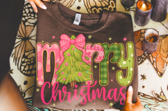Merry Christmas PNG, Holiday PNG, Christmas Tree PNG, Santa Product Image 1