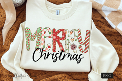 Preppy Merry Christmas PNG Product Image 3