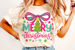 Merry Christmas PNG, Christmas Coquette PNG, Holiday PNG Product Image 1