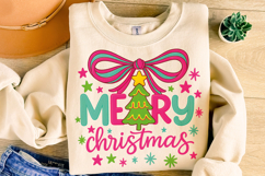 Merry Christmas PNG, Christmas Coquette PNG, Holiday PNG Product Image 4