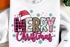 Preppy Merry Christmas Png Product Image 1