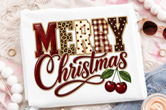 Preppy Merry Christmas PNG Product Image 2