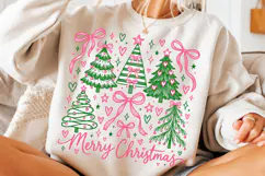Preppy Merry Christmas PNG Product Image 3