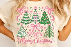 Preppy Merry Christmas PNG Product Image 4
