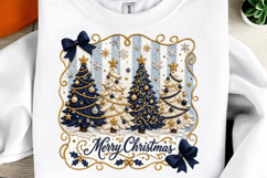 Preppy Merry Christmas Tree Png Product Image 2