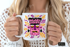 Preppy Halloween Monster PNG Product Image 2