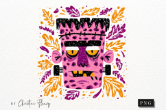 Preppy Halloween Monster PNG Product Image 4