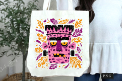 Preppy Halloween Monster PNG Product Image 6