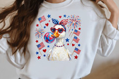 Preppy Patriotic Goose PNG Product Image 3