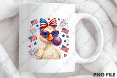 Preppy Patriotic Goose PNG Product Image 3
