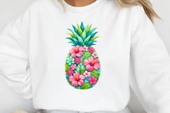 Preppy Brushstroke Pineapple PNG Product Image 2