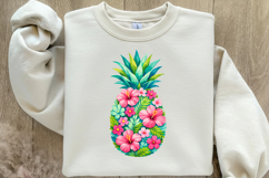Preppy Brushstroke Pineapple PNG Product Image 4