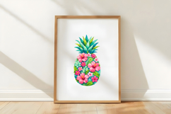 Preppy Brushstroke Pineapple PNG Product Image 5