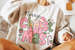Merry Christmas PNG, Holiday PNG, Christmas Tree PNG, Santa Product Image 1