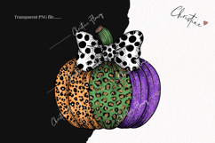 Leopard Print Pumpkins | Fall Png Product Image 2