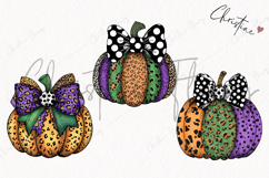 Leopard Print Pumpkins | Fall Png Product Image 3