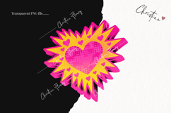 Preppy Retro Valentines Clipart | Valentine's Day PNG Product Image 2