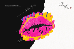 Preppy Retro Valentines Clipart | Valentine's Day PNG Product Image 2