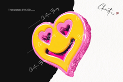 Preppy Retro Valentines Clipart | Valentine's Day PNG Product Image 2