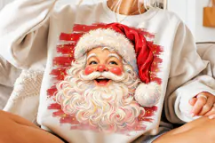 Vintage Santa Claus Christmas PNG | Cheerful Retro Santa Png Product Image 3