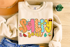 Salty Soul PNG, Preppy Summer PNG, Summer Vibes, Beach PNG Product Image 1