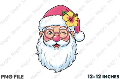 Preppy Santa Clause Png, Christmas PNG Product Image 1