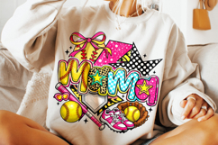Softball Mama PNG, Game Day Softball PNG Sublimation, Sports Product Image 4