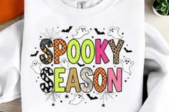 Preppy Spooky Season Png, Halloween Ghost Png Product Image 1
