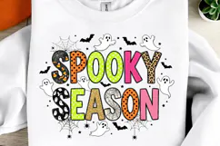 Preppy Spooky Season Png, Halloween Ghost Png Product Image 1