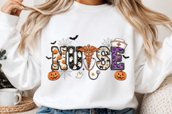 Retro Nurse Halloween png, Preppy Halloween Png Product Image 2